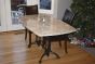 Bruni 2 x 2 Table Base Under 32" x 48" Granite Table Top