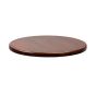 Solid Wood Table Top Round Dark Walnut Finish