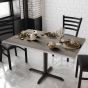 Reversible Laminate Top - 30" x 48" - White + Gray