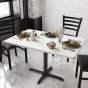 Reversible Laminate Top - 30" x 48" - White + Gray