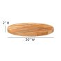 Butcher Block Style Table Top - 30" Round