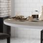 Reversible Laminate Top - 30" Round - White + Gray