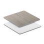 Reversible Laminate Top - 36" Square - White + Gray