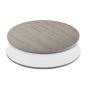 Reversible Laminate Top - 42" Round - White + Gray