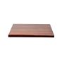 Solid Wood Table Top Dark Walnut Finish Square