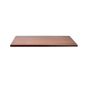 Solid Wood Table Top Rectangular Dark Walnut Finish