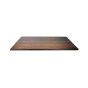 Solid Wood Table Top Rectangular Dark Walnut Finish