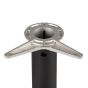 Hamburg Table Leg - Matte Black Counter Height (34 1/4")