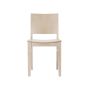 Galleria Solid Wood Restaurant Dining Chair - White