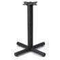 AS22 - Black Table Base - 3" Diameter Column - Dining Height (28")