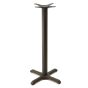 B22 Black Outdoor Table Base Bar Height