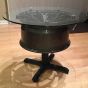 B22 Black Table Base - Dining Height (28 1/4")