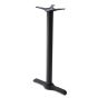 B22T Black Outdoor Table Base Bar Height