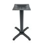 Braga-30 Black Outdoor Table Base - Dining Height (29")