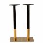 Deco-1628 Dual Tone Dual Column Table Base Bar Height