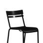 Leighton Indoor Outdoor Steel Restaurant Chair