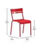 Leighton Indoor Outdoor Steel Restaurant Chair