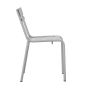 Leighton Indoor Outdoor Restaurant Chair Silver