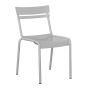 Leighton Indoor Outdoor Restaurant Chair Silver