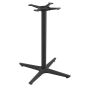 Marin-24 Black Minimalist 4 Prong Pedestal Table Base