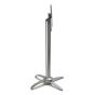 No-Rock Terrace Metallic Silver - Self Stabilizing Table Base