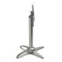 No-Rock Terrace Metallic Silver - Self Stabilizing Table Base - Dining Height (28")