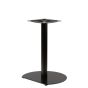 Ravello-22D Black D-Style Pedestal Metal Table Base