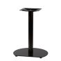Ravello-22D Black D-Style Pedestal Metal Table Base