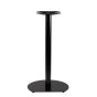 Ravello-22D Black D-Style Pedestal Metal Table Base