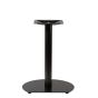 Ravello-22D Black D-Style Pedestal Metal Table Base
