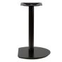 Ravello-22D Black D-Style Pedestal Metal Table Base