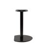 Ravello-22D Black D-Style Pedestal Metal Table Base