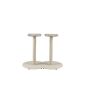 Ravello-22D Taupe D-Style Double Table Base