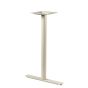 Ravello-26T Taupe T-Style 2-Pront ADA Wheelchair Accessible Metal Pedestal Table Base