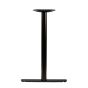 Ravello-26T Black T-Style 2-Prong ADA Wheelchair Accessible Metal Pedestal Table Base