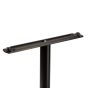 Ravello-26T Black T-Style 2-Prong ADA Wheelchair Accessible Metal Pedestal Table Base