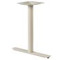 Ravello-26T Taupe T-Style ADA Wheelchair Accessible Metal Pedestal Table Base