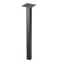 Rockwell Black Square Steel Table Leg