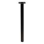 Rockwell Black Square Steel Table Leg
