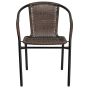 Steel Indoor & Outdoor Rattan Chair