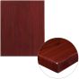 High-Gloss Resin Table Top - Mahogany