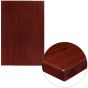 High-Gloss Resin Table Top - Mahogany