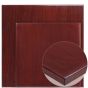 High-Gloss Resin Table Top - Mahogany