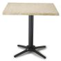 No-Rock Esplanade Black - Self Stabilizing Table Base with Topalit Table Top