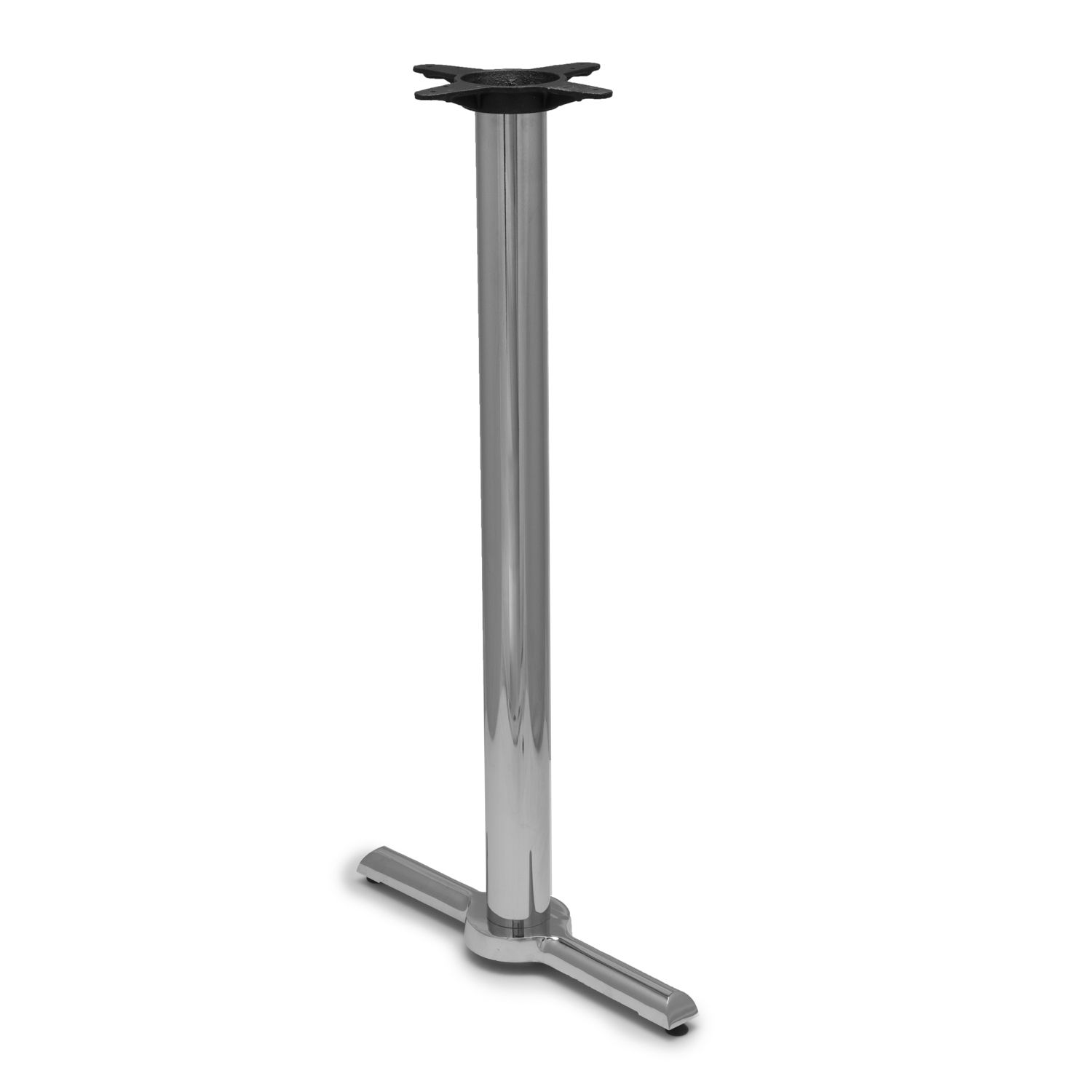 B22T Chrome Table Base - Bar Height (41")