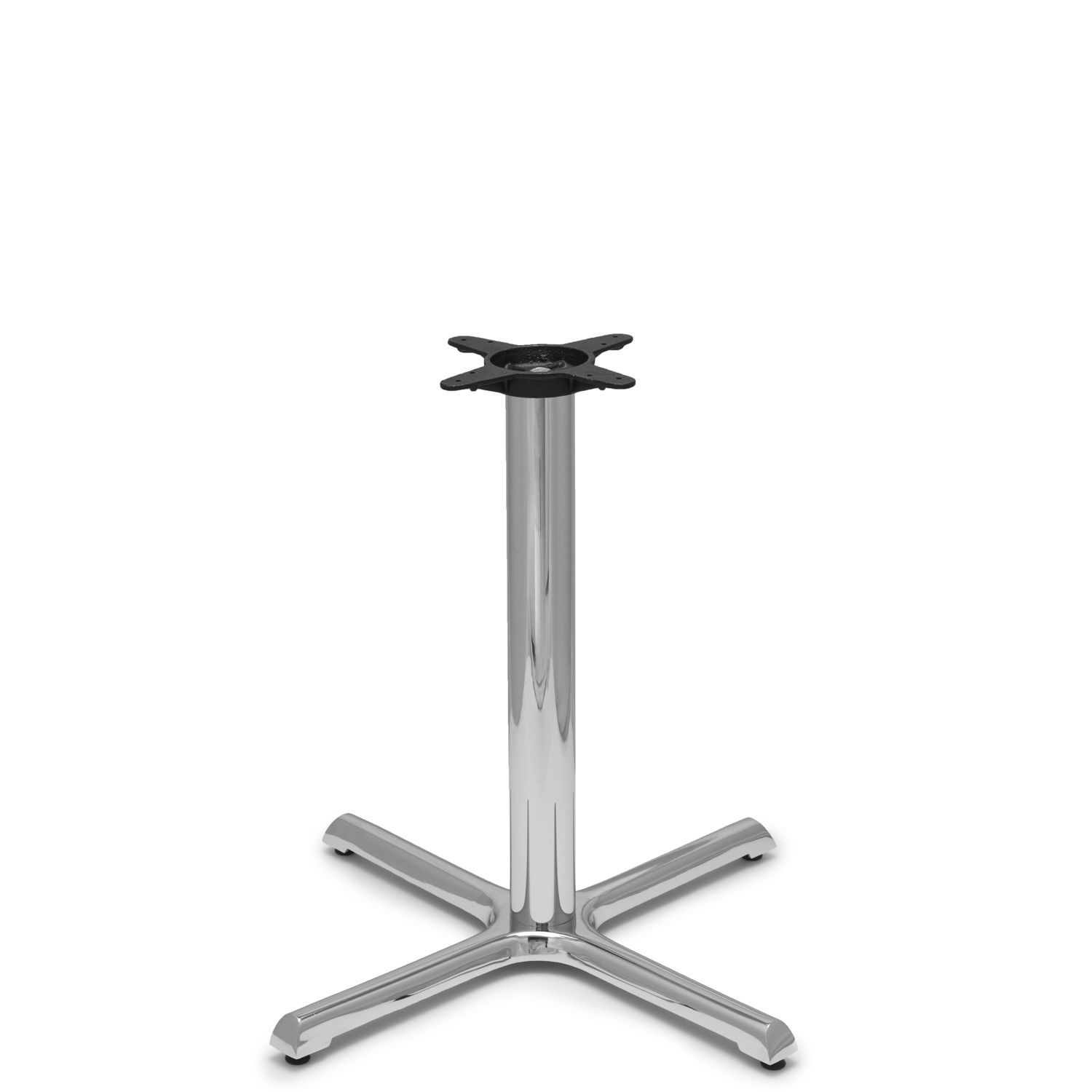 B30 Chrome Table Base - Dining Height (28")