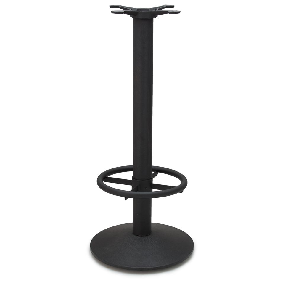 C17 Black - Light Weight Table Base - Bar height (41")